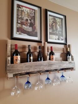 **Pallet Wine Racks**