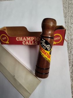 Vintage Wooden call in box