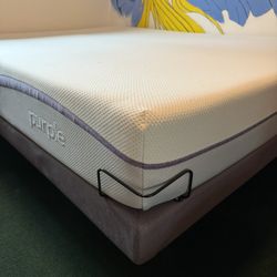 Purple Bed with Motorized Bed Frame.