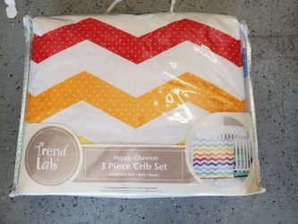 NEW 3 piece crib set