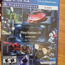 Playstation VR demo disc