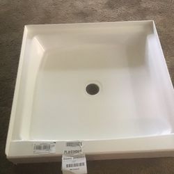 32” x 32” Square White Shower Pan