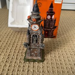 Department 56 Snow Village Halloween Clock Tower ( (contact info removed))