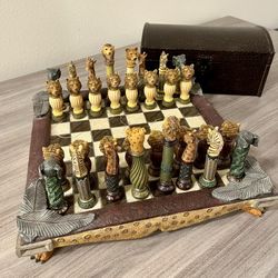 Safari Animals Chess Set
