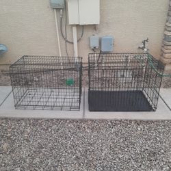 Large Or X-Large Metal Wire Pet Dog Kennel Crates Read Description 3 Available $30-$45 Each 