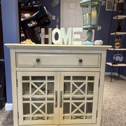Craftsman Antique Cream Accent Chest