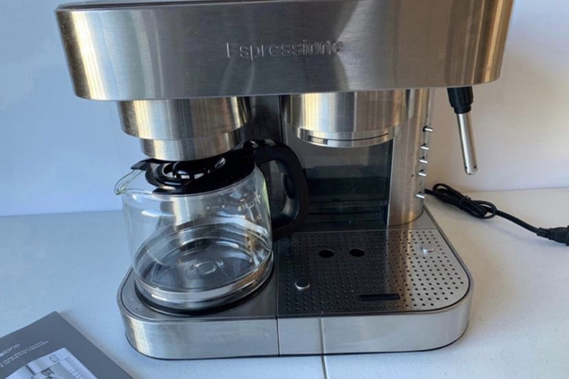 Espressione Stainless Steel Combination Espresso Machine & 10-Cup