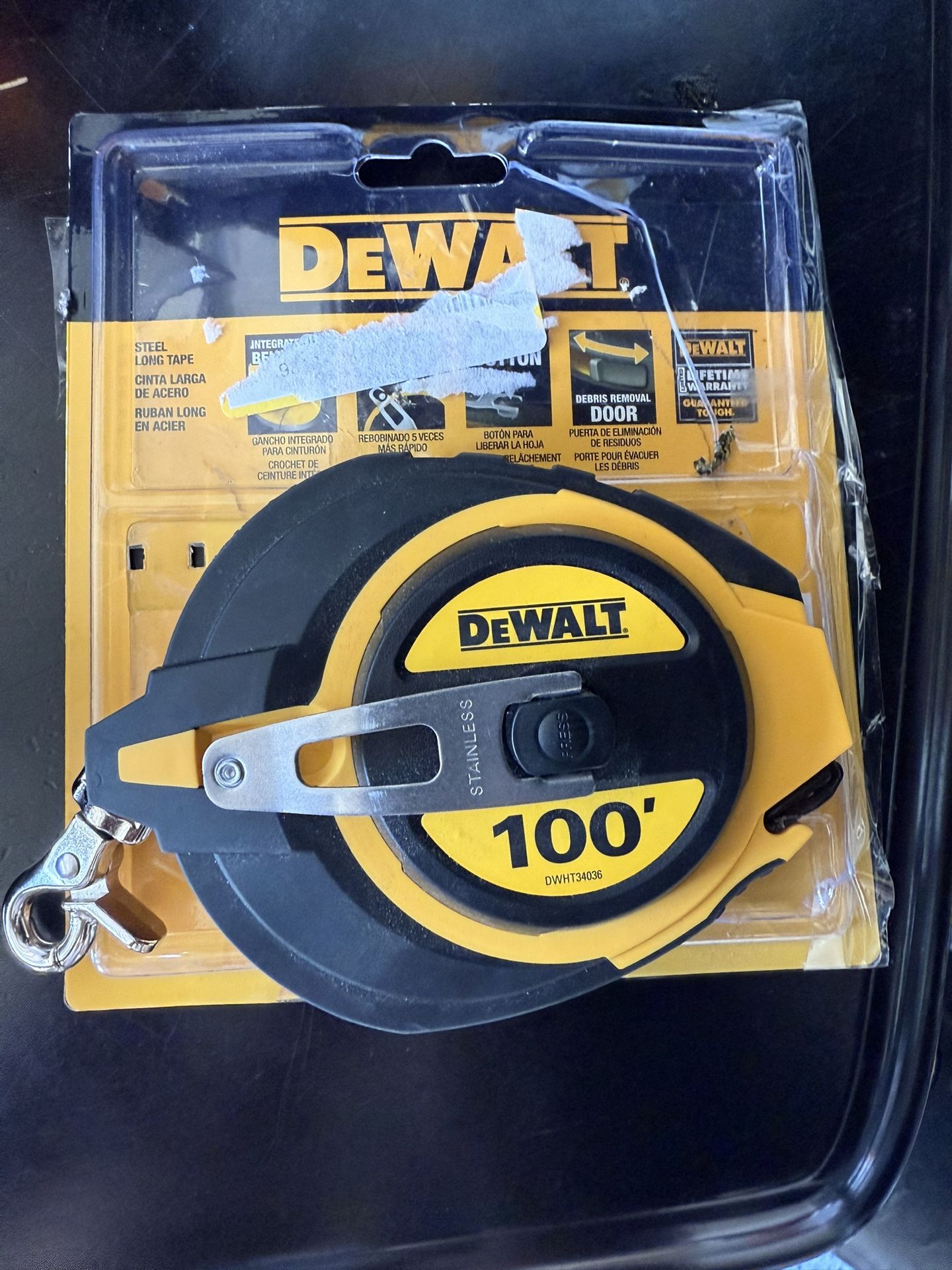 DeWALT 100ft. Steel Long Tape Measure