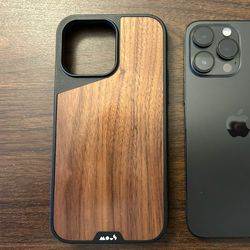 For sale! Mous IPhone 14 Pro Max Walnut Case