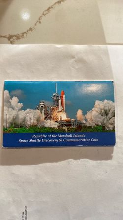 Republic of Marshall Islands Space Shuttle Discovery $5 Commemorative Coin