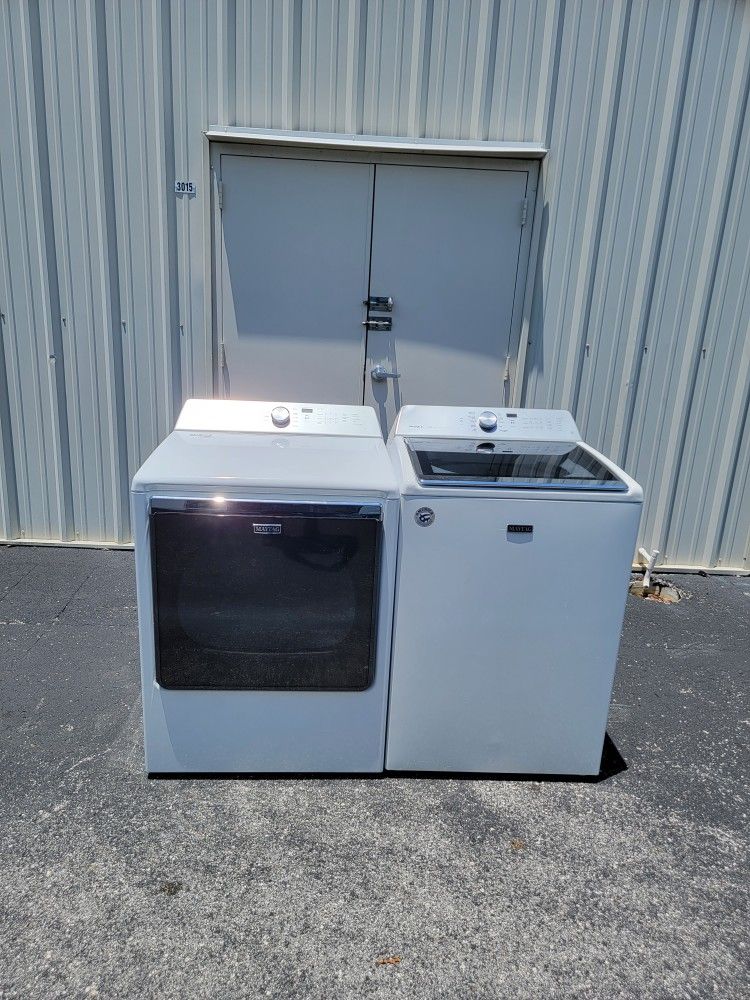 XL Capacity Maytag Washer And Dryer