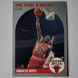 1990 NBA Hoops #65 MICHAEL JORDAN Single Basketball Card