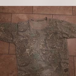 Vintage 90s Camo T Shirt Single Stitch