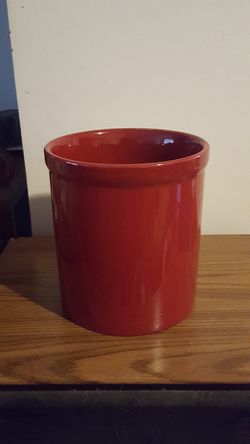 Red Ceramic Pot/ Container