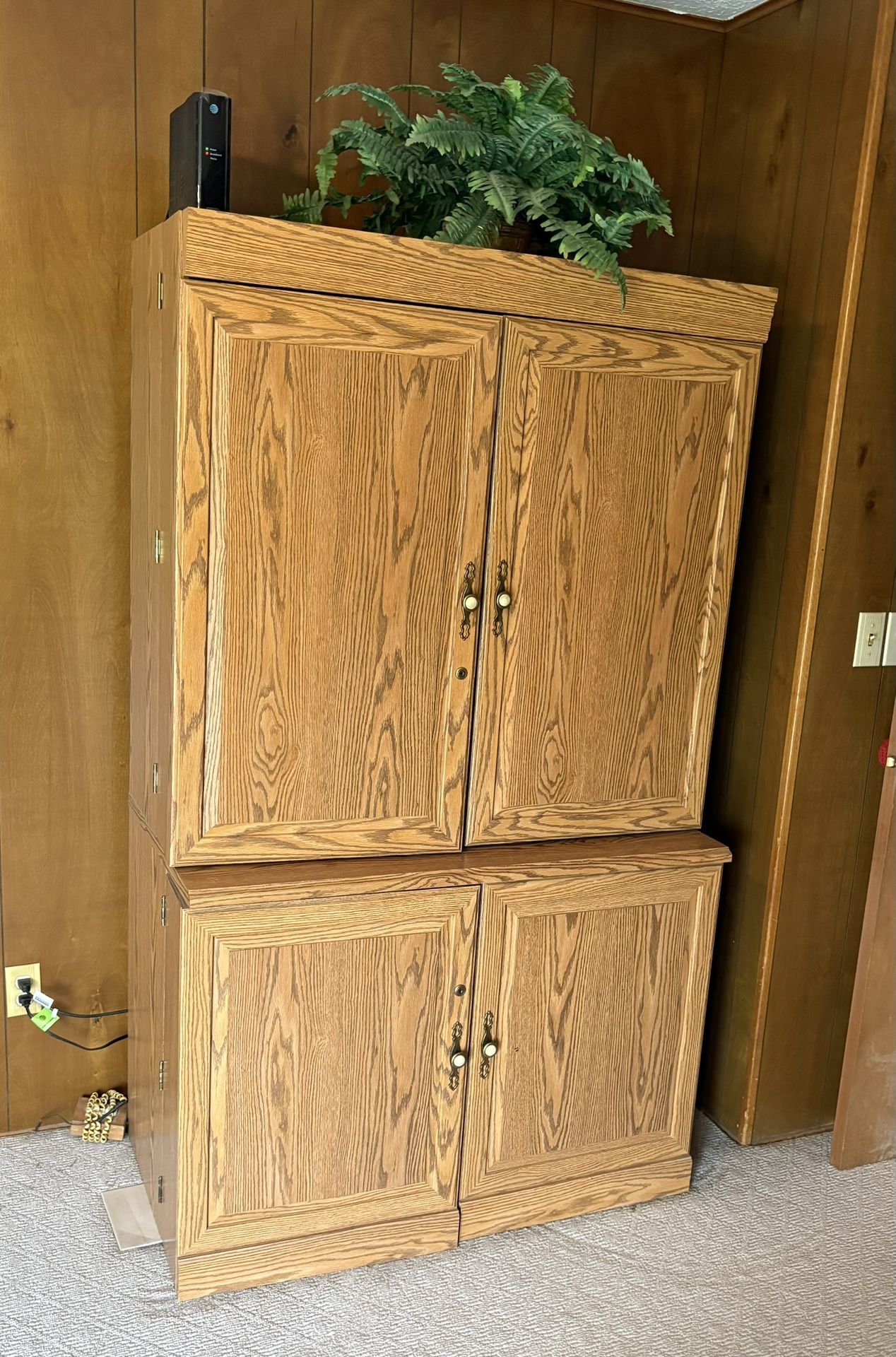 Hideaway Armoire Desk