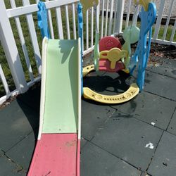 Slide And Swing Set 