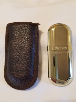 Vintage collectible brass Marlboro No 6 lighter