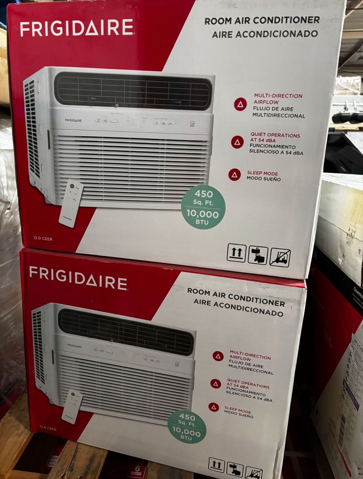 Frigidaire Window Air Conditioner With Remote Control 450 Square Feet 10000 BTU