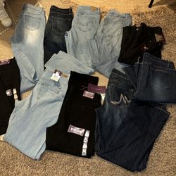 10 Pairs Women’s Jeans Size 14 