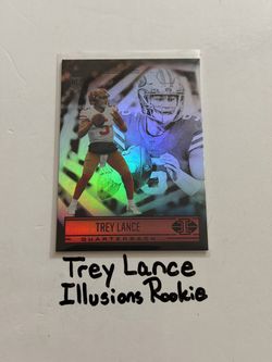 Trey Lance Los Angeles Chargers QB Illusions Rookie Card.