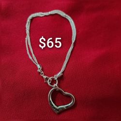 925 Sterling Silver Women's Bracelets/Brasaletes De Plata 925 Para Dama 