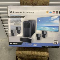 New Limited Edition Hudson Acoustics 5.1 Home Theater System