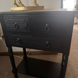 Wood End Table