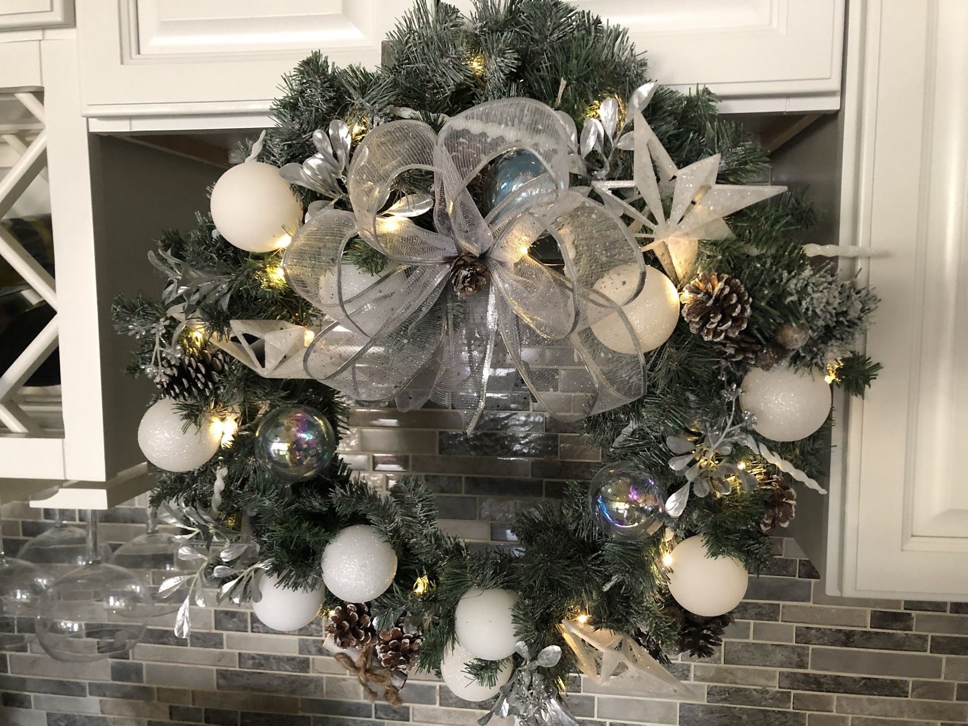 Homemade Wreaths & Center Pieces