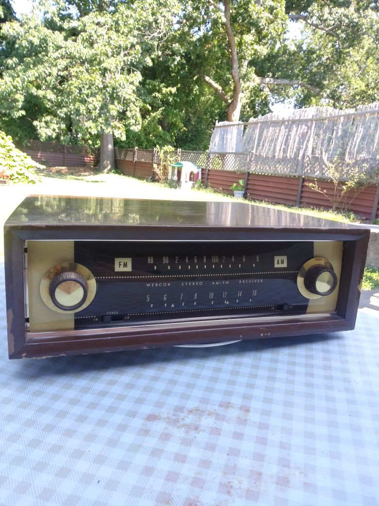Vintage WEBCOR stereo receiver