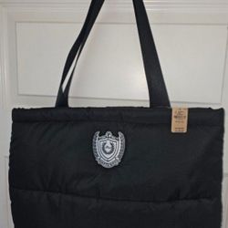 New Victoria Secret Large Black Bag with The Signaure Logo.