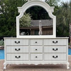Antique White Dresser
