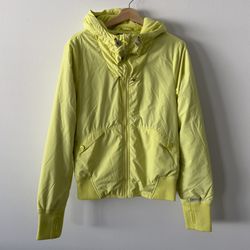 Bench. Women’s Yellow Activewear Hooded Jacket Size Size M