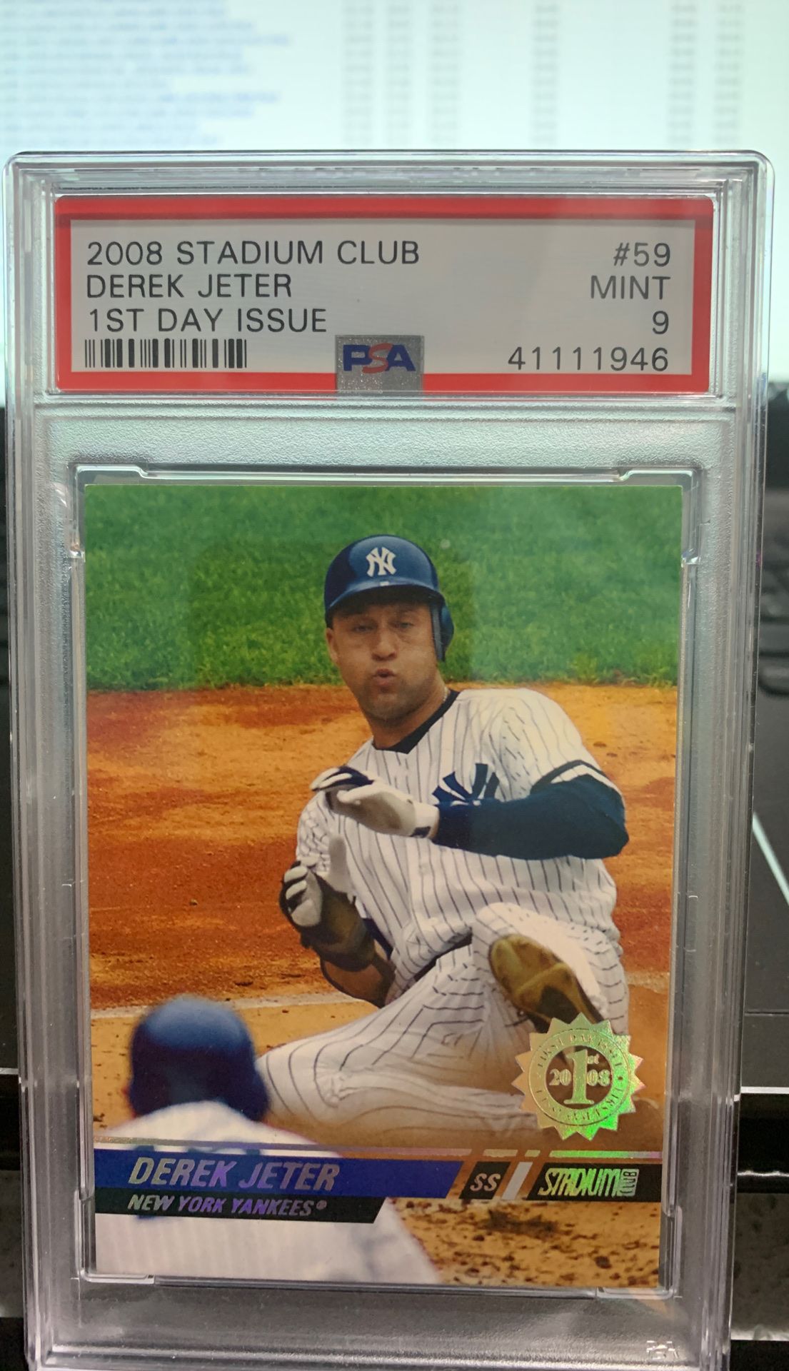 Derek Jeter rare PSA baseball card