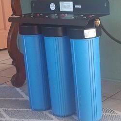 3 stage water filterization system