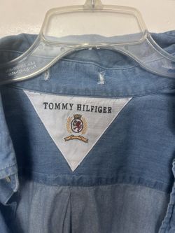 Vintage Tommy Hilfiger denim button-down long sleeve shirt