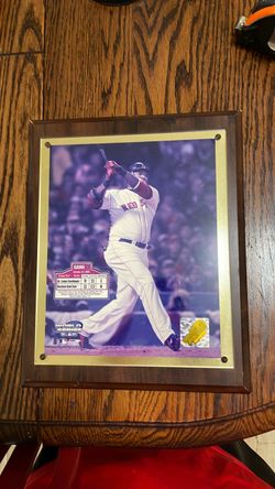 David Ortiz World Series Plaque