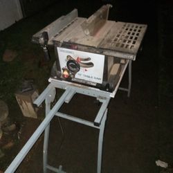 Table Saw  On Wheels