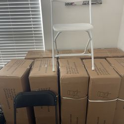 New commercial folding chairs (box of 10