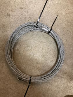 15/64” Galvanized aircraft winch cable