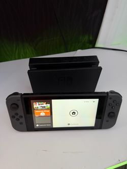 Nintendo Switch Console with Dock and Gray Joy-Cons