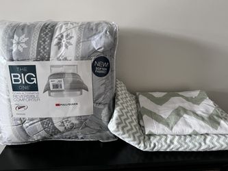 Queen Size 86 by 86 duvet and comforter 86” x 86” 