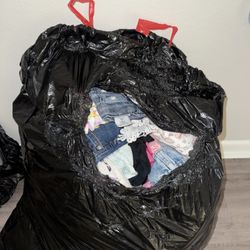 Bag Of Mixed Little Girl Clothes 