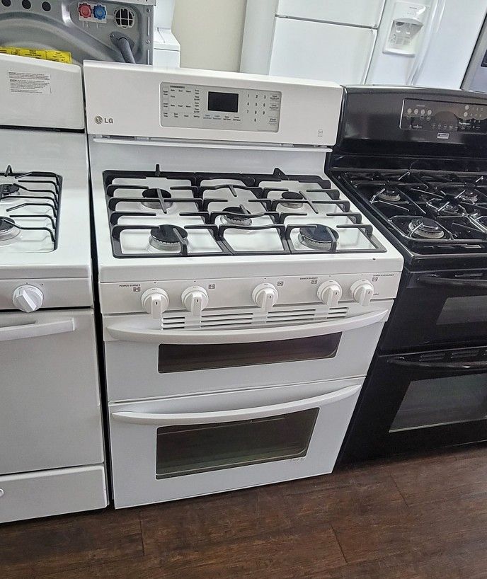 LG Estufa De Gas| Gas Range White Double Oven| Gas Stove Oven For Sale| Appliances Sets