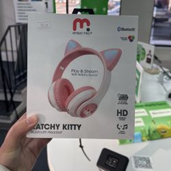 Kitty Cat Ears Pink Bluetooth Headset (MyBat Pro)