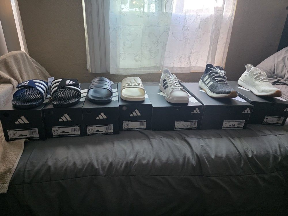 Adidas Slides and Shoes For Sale