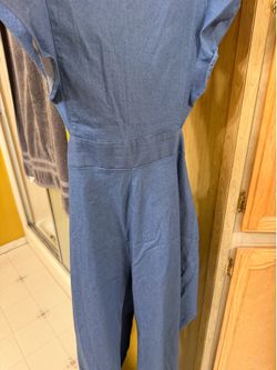 Blue Chambray jumpsuit