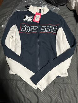 NWT Edikted Boss Babe Zip Up Sweatshirt