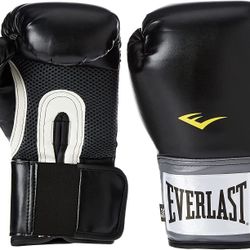 Everlast Pro Style Training Gloves, Black, 14oz & 12oz