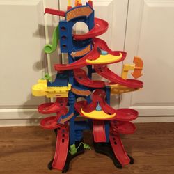 Take turns skyway kids fisher price race car track