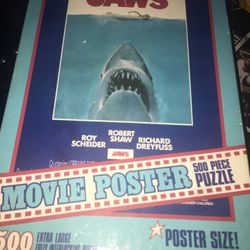 1975 JAWS puzzle UNOPENED 